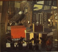 bald eagle (oil) 124x142cm